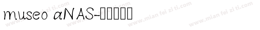 museo aNAS字体转换